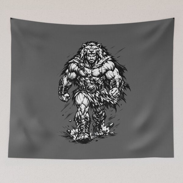Item preview, Hercules Unleashed – Black & White Comic Power designed and sold by FilBlue.