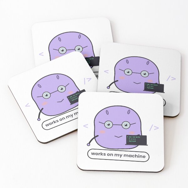 Item preview, Works On My Machine Programmer Sticker designed and sold by QuirkyCartel.