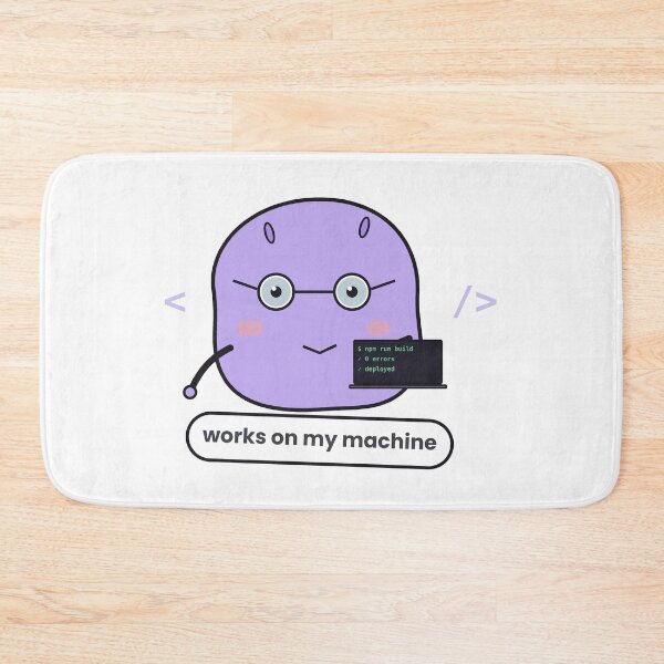 Item preview, Works On My Machine Programmer Sticker designed and sold by QuirkyCartel.