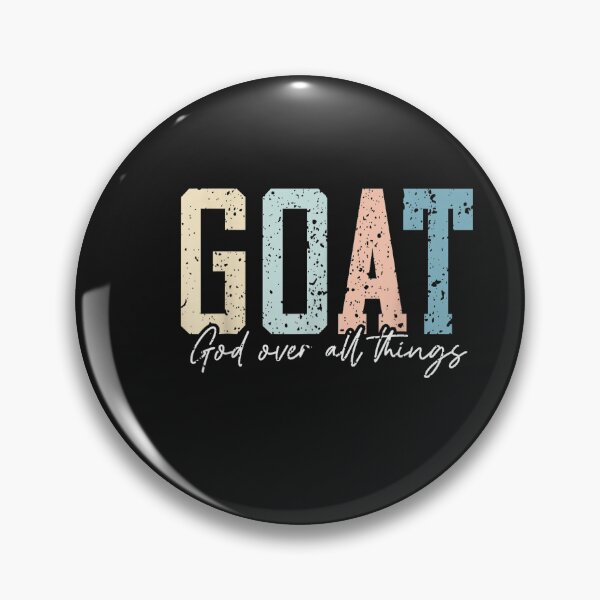 Item preview, God Over All Things Jesus Goat Cool Inspirational Christian designed and sold by FrankIsabel.