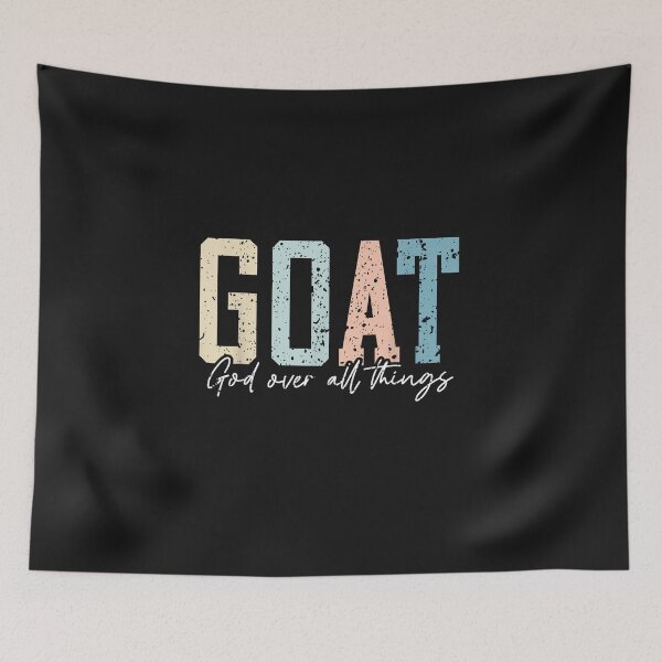 Item preview, God Over All Things Jesus Goat Cool Inspirational Christian designed and sold by FrankIsabel.