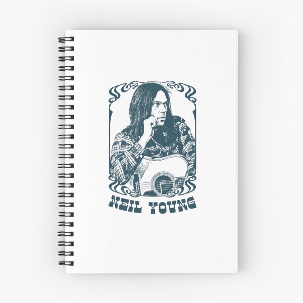Item preview, Neil Young Blue Portrait Graphic Design designed and sold by ArmandaBischo.