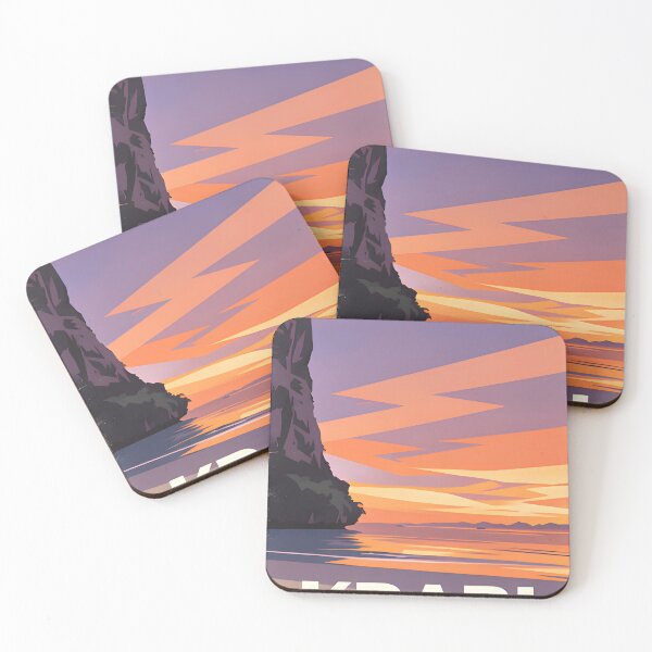 Artikelvorschau, Phi Phi Inseln – Thailand Retro Sunset Kollektion entworfen und verkauft von Spirit of Siam.