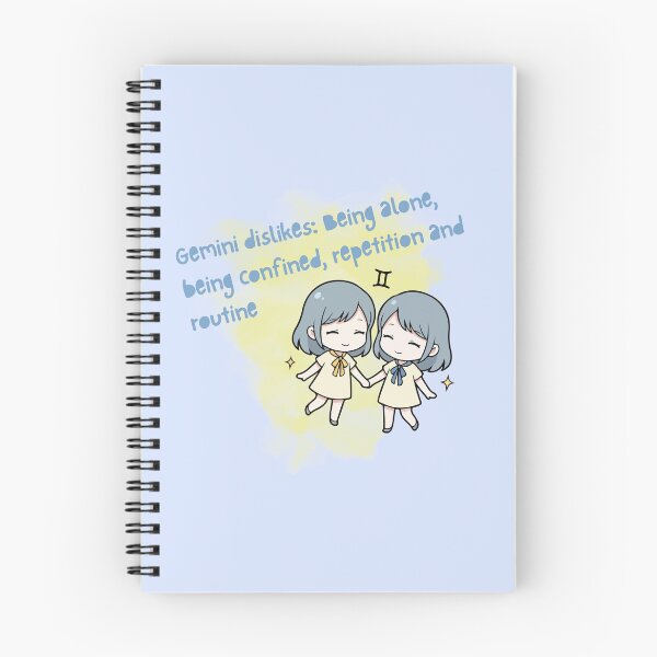 Item preview, "Gemini dislikes: Being alone, being confined, repetition and routine" Zodiac designed and sold by JaymeOctober.