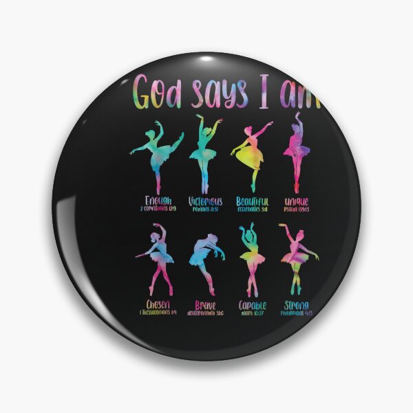 Item preview, God Says I Am Ballet Dancer Bible Verse Christian designed and sold by FrankIsabel.