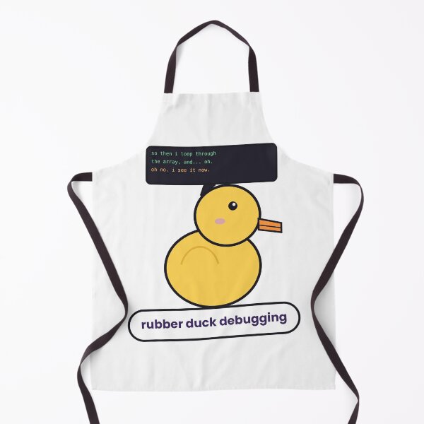 Item preview, Rubber Duck Debugging Sticker designed and sold by QuirkyCartel.