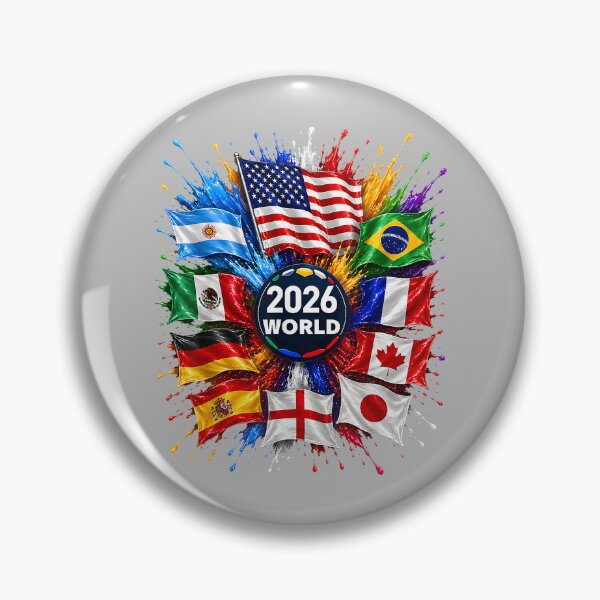 Item preview, 2026 World Flags Sports Fan Color Splash Celebration Graphic designed and sold by mjohnson9.