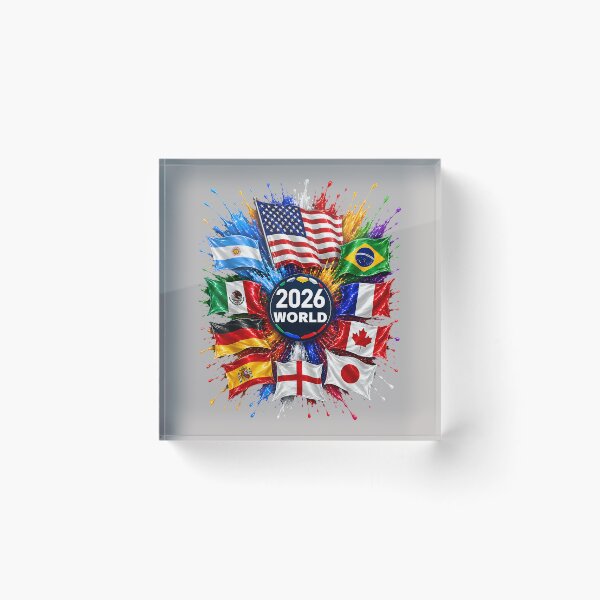 Item preview, 2026 World Flags Sports Fan Color Splash Celebration Graphic designed and sold by mjohnson9.