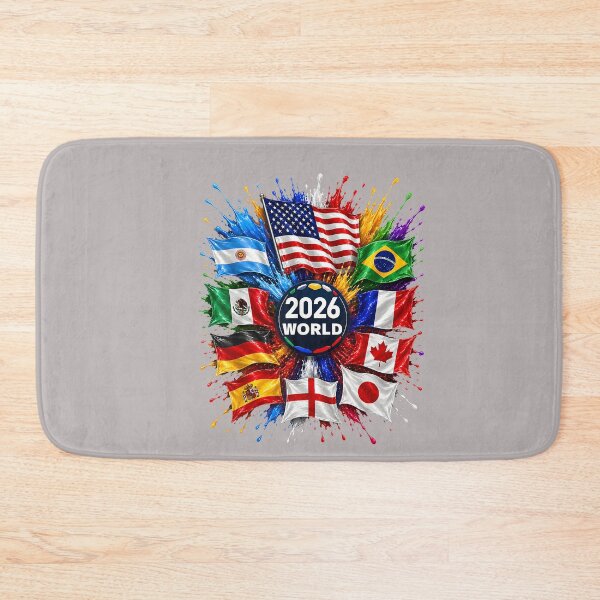Item preview, 2026 World Flags Sports Fan Color Splash Celebration Graphic designed and sold by mjohnson9.