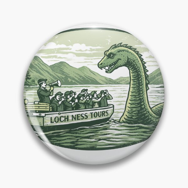 Item preview, Monster Boat Tours Loch Ness Scotland designed and sold by Matinez Pink.