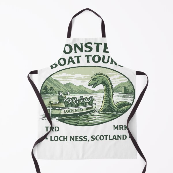 Item preview, Monster Boat Tours Loch Ness Scotland designed and sold by Matinez Pink.