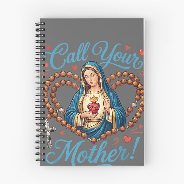 Item preview, Call Your Mother. Virgin Mary with Holy Rosary designed and sold by KristineLi.