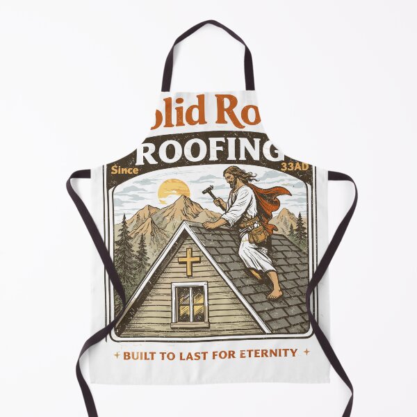 Item preview, Solid Rock Roofing Since 33AD designed and sold by Matinez Pink.