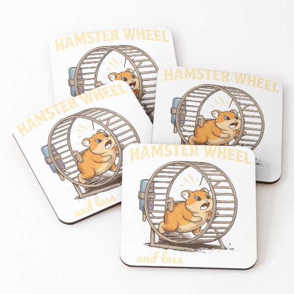Item preview, Let's Be More Hamster Wheel And Less Hamster Feel designed and sold by Matinez Pink.
