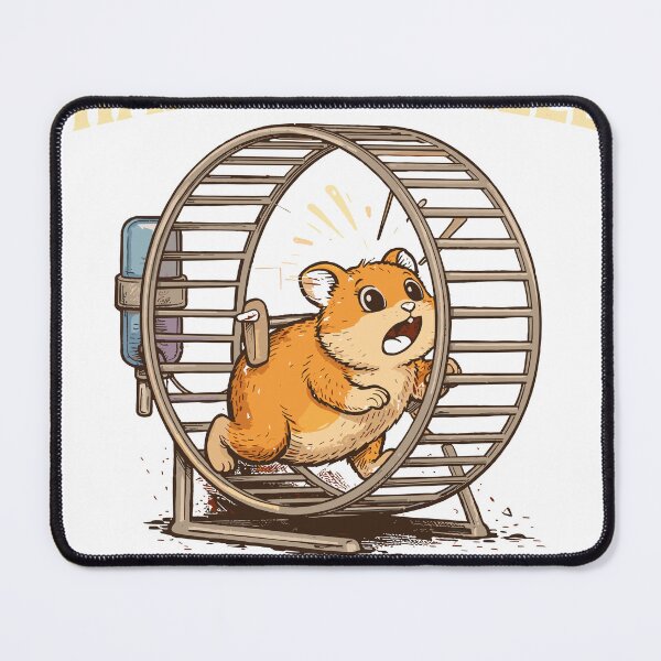 Item preview, Let's Be More Hamster Wheel And Less Hamster Feel designed and sold by Matinez Pink.