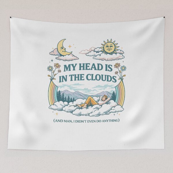 Item preview, My Head Is In The Clouds designed and sold by Matinez Pink.