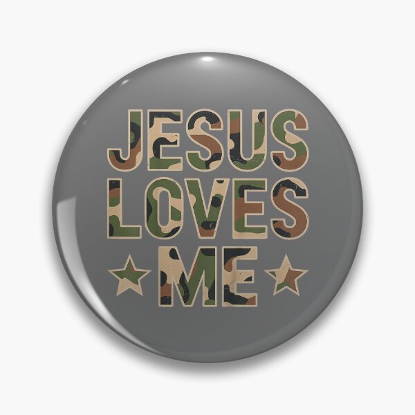 Item preview, Camo Jesus Loves Me Camouflage Christian God Son Boy Youth designed and sold by KristineLi.