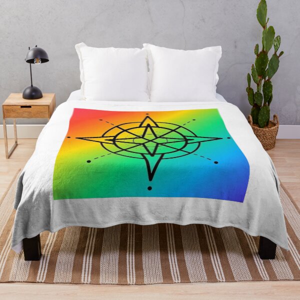 Item preview, Rainbow Gradient Compass | Colorful Wind Rose designed and sold by MysticVargas.