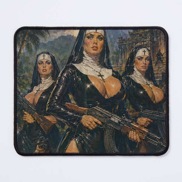 Item preview, Buxom Rubber Nuns with AK's designed and sold by obstinator.