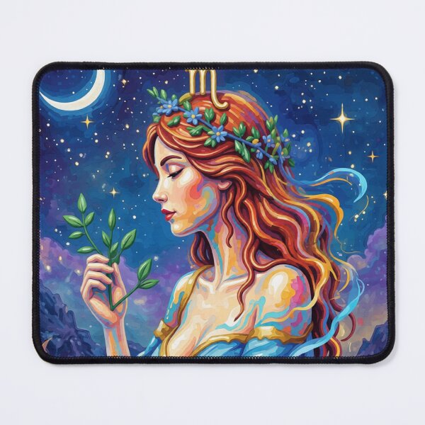 Item preview, Virgo Zodiac C Fluid Abstract colorful geometric zodiac design designed and sold by SmashingDeals.