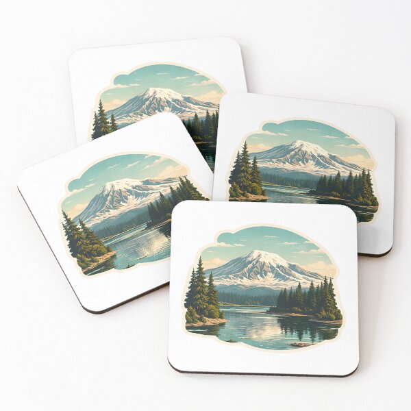 Item preview, Mount Rainier Watercolor designed and sold by ChemicalXShop.