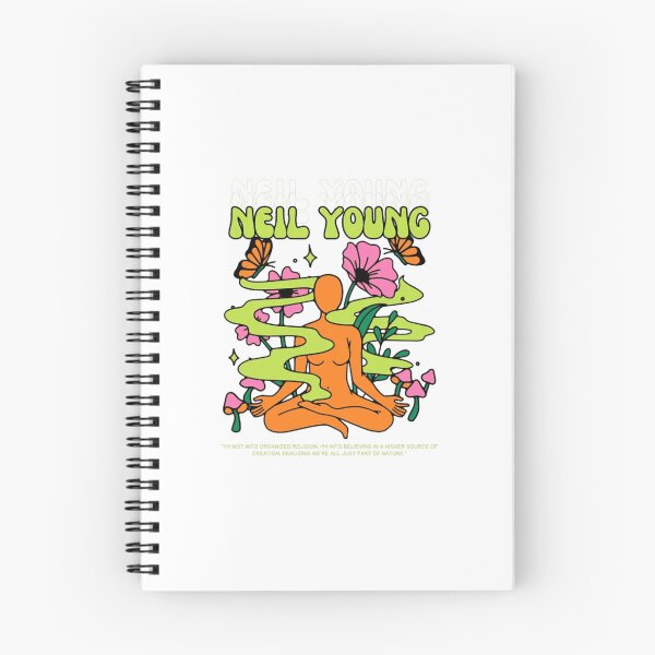Item preview, Neil Young Floral Portrait Graphic Design designed and sold by ArmandaBischo.