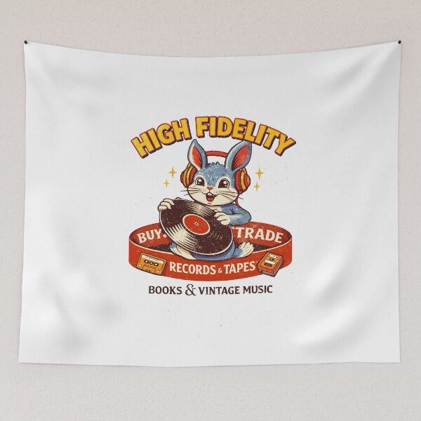 Item preview, High Fidelity Records & Tapes designed and sold by Matinez Pink.