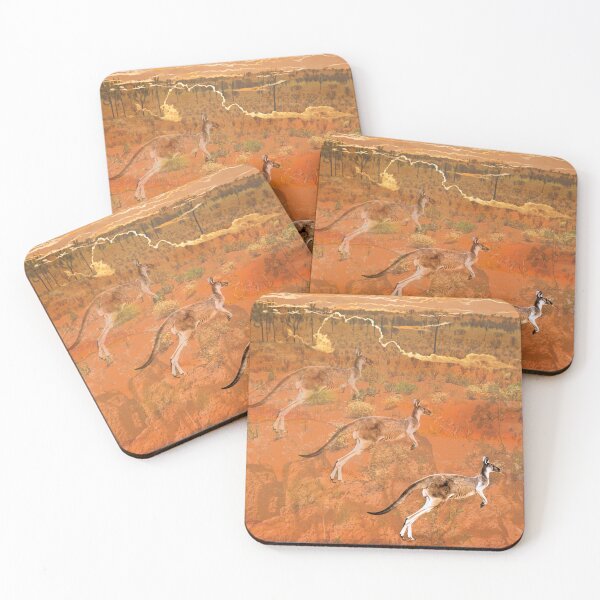 Item preview, Kangaroo in the Outback designed and sold by GeoGoose.