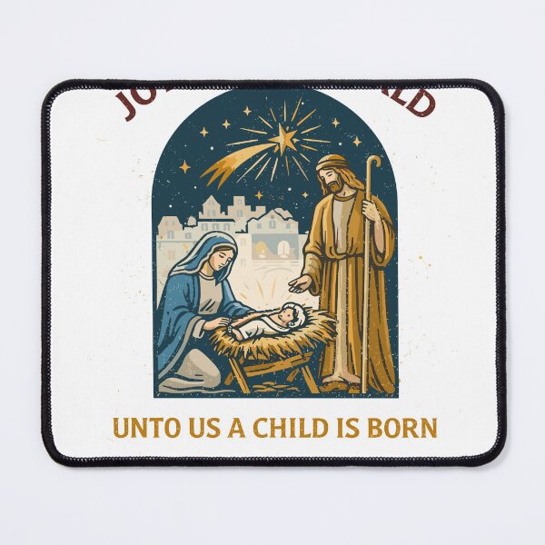Item preview, Joy To The World Unto Us A Child Is Born designed and sold by Matinez Pink.