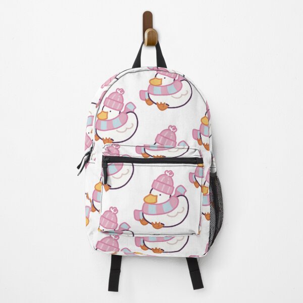 Item preview, Cozy Winter Duck Cute Pastel Beanie And Scarf Illustration designed and sold by MeilCane.