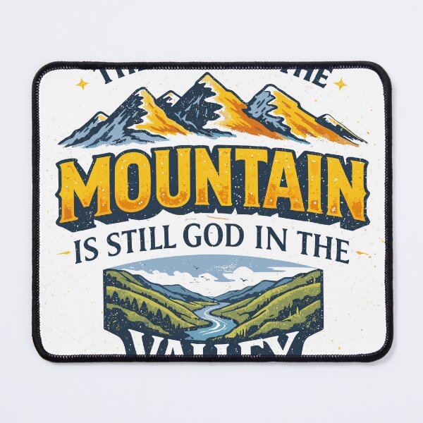 Item preview, The God On The Mountain Is Still God In The Valley designed and sold by Matinez Pink.