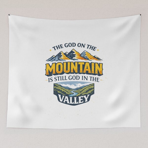 Item preview, The God On The Mountain Is Still God In The Valley designed and sold by Matinez Pink.