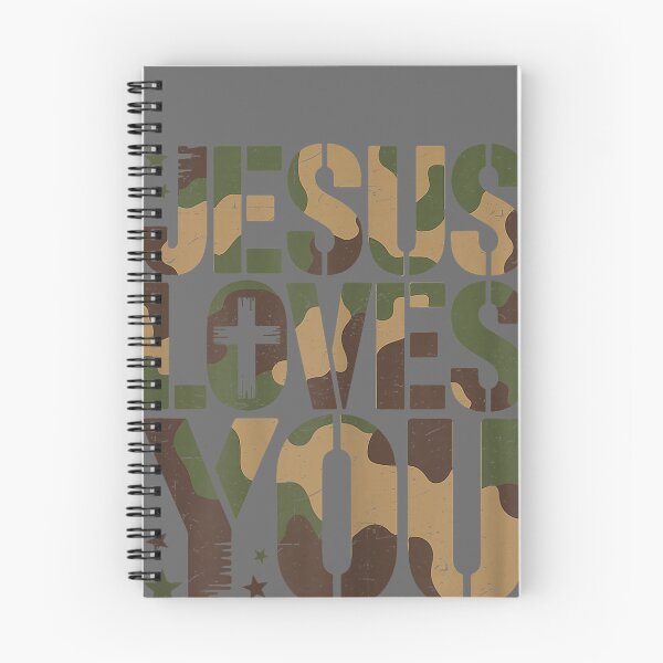Item preview, Camo Jesus Loves You Camouflage Christian Saying Religious designed and sold by KristineLi.