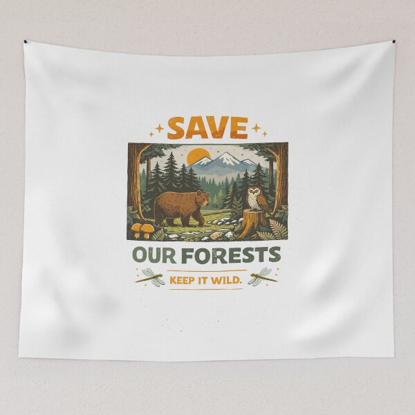 Item preview, Save Our Forests Keep It Wild designed and sold by Matinez Pink.