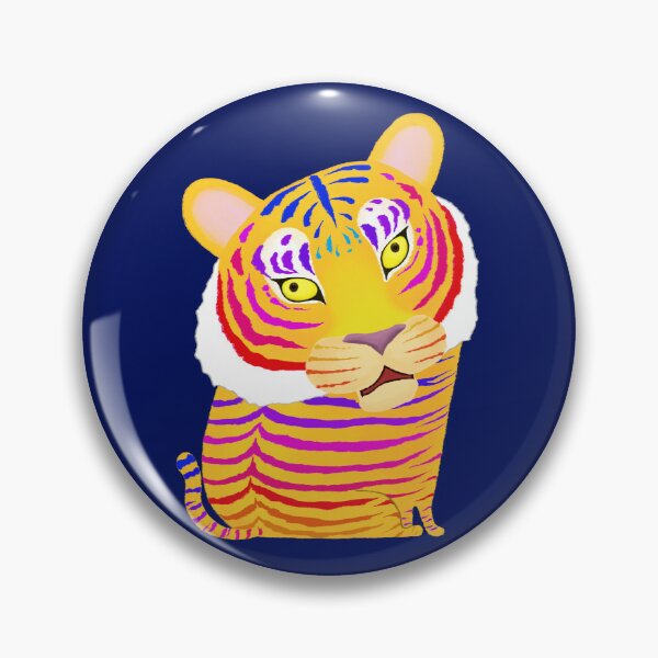 Item preview, Tiger Looking Back designed and sold by TamaAnimalArt.