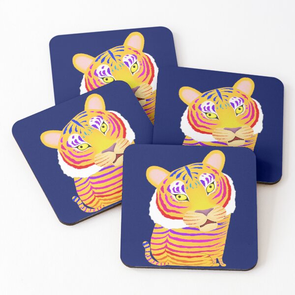 Item preview, Tiger Looking Back designed and sold by TamaAnimalArt.