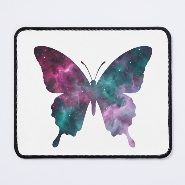 Item preview, Ethereal Galaxy Butterfly - Cosmic Nature Silhouette designed and sold by pattman.