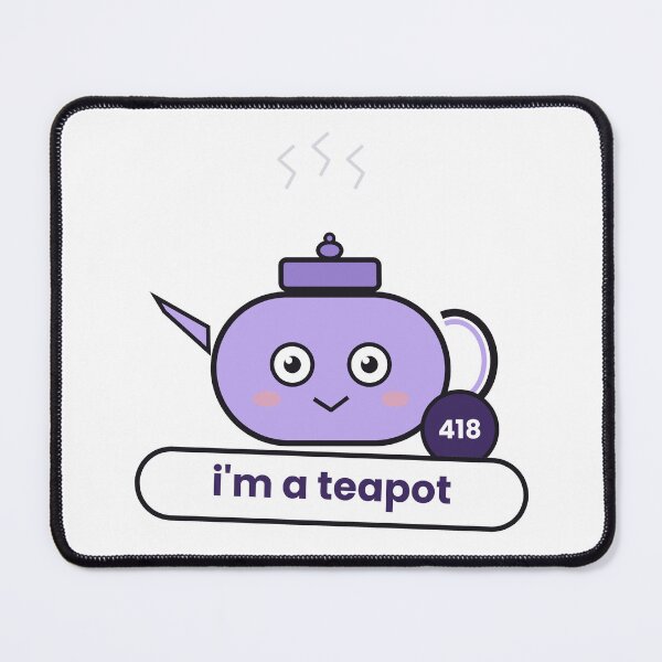 Item preview,  I'm A Teapot HTTP 418 Sticker designed and sold by QuirkyCartel.