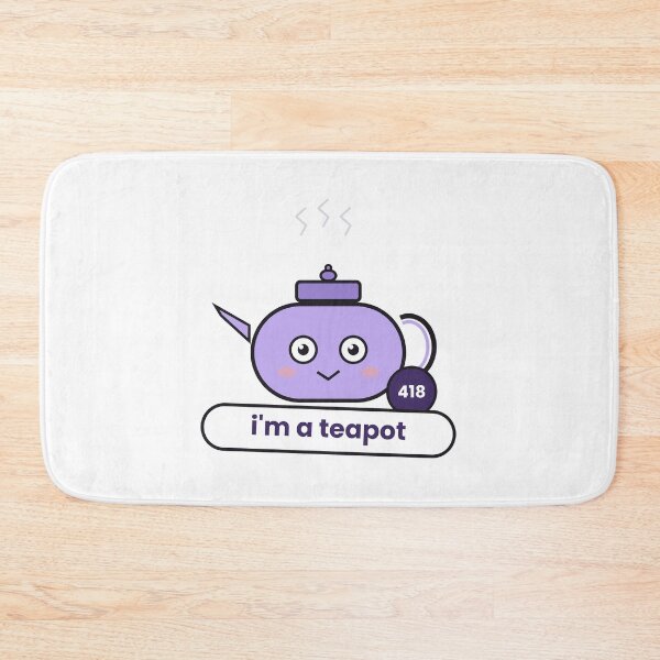 Item preview,  I'm A Teapot HTTP 418 Sticker designed and sold by QuirkyCartel.