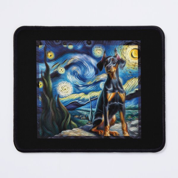 Item preview, Starry Night Doberman Pinscher Art designed and sold by GiaoCalonas.
