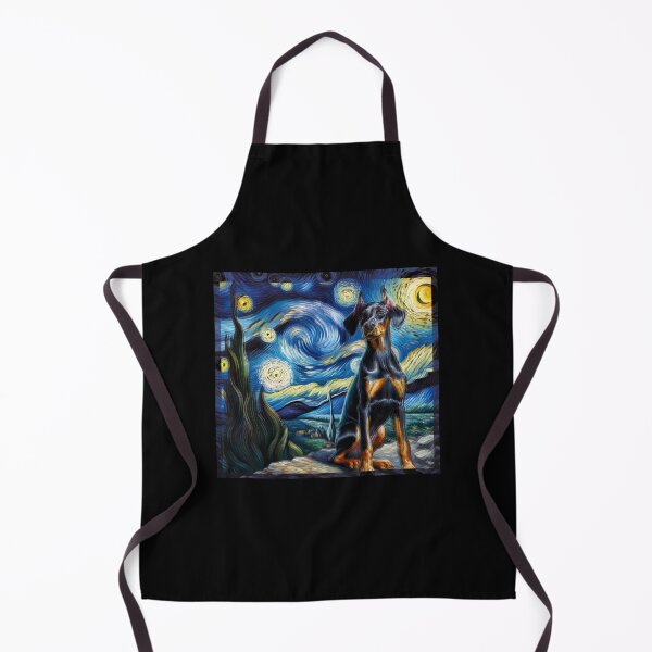 Item preview, Starry Night Doberman Pinscher Art designed and sold by GiaoCalonas.