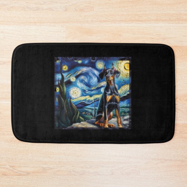 Item preview, Starry Night Doberman Pinscher Art designed and sold by GiaoCalonas.
