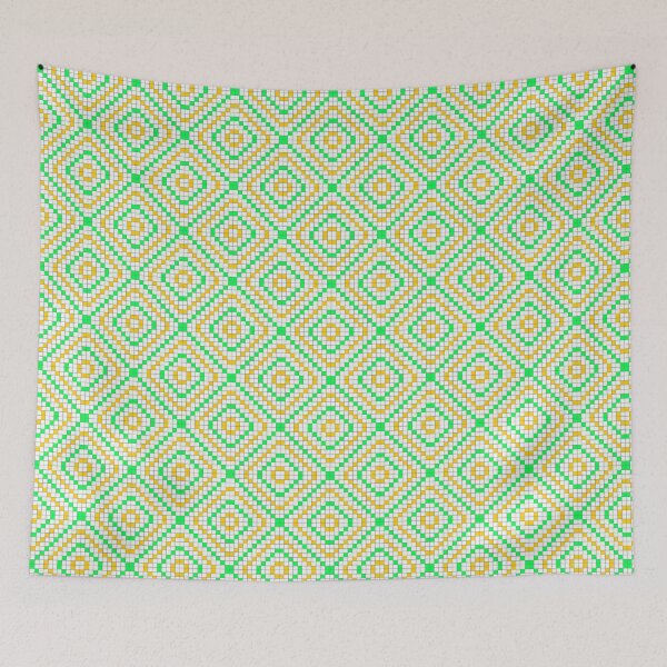 Item preview, Toxic Pixel Grid Pattern designed and sold by ccitypictures.