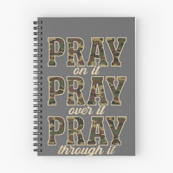 Item preview, Camo Pray On It Pray Over It Camouflage God Jesus Christian designed and sold by KristineLi.