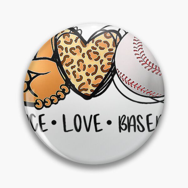 Item preview, Baseball Mom Leopard Print Peace Love Baseball Mother's Day  designed and sold by Albaradartshop.