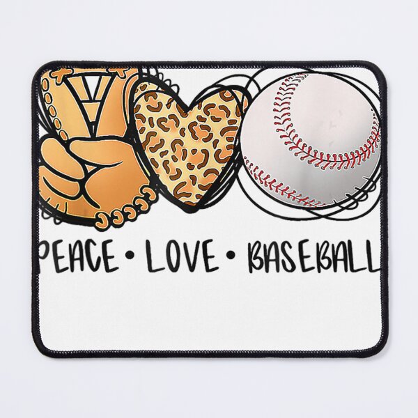 Item preview, Baseball Mom Leopard Print Peace Love Baseball Mother's Day designed and sold by Albaradartshop.