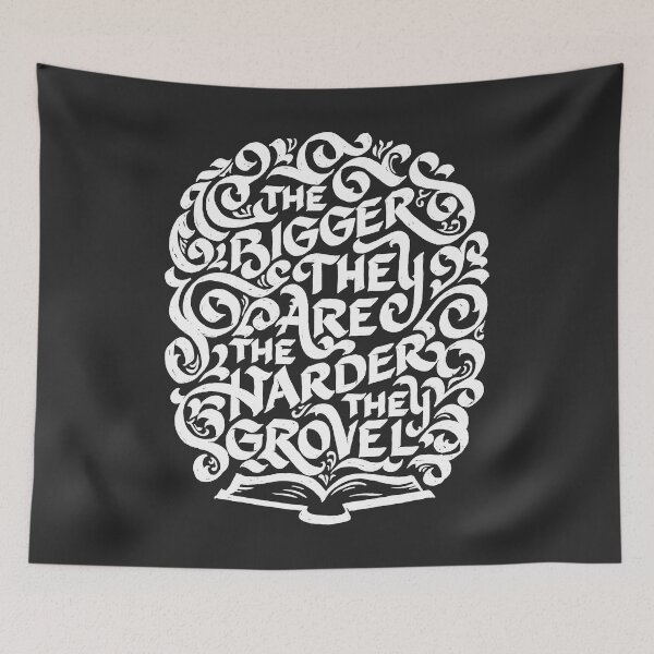 Item preview, The Harder They Grovel - White designed and sold by polliadesign.