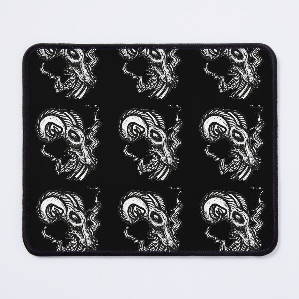 Item preview, Gothic Ram Skull Tattoo - Heavy Blackwork Edition designed and sold by Ideniquo.