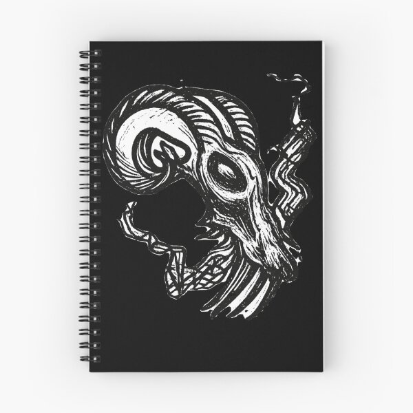 Item preview, Gothic Ram Skull Tattoo - Heavy Blackwork Edition designed and sold by Ideniquo.