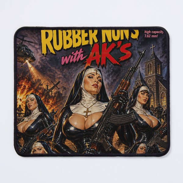 Item preview, Buxom Rubber Nuns with AK's (Version 2) designed and sold by obstinator.